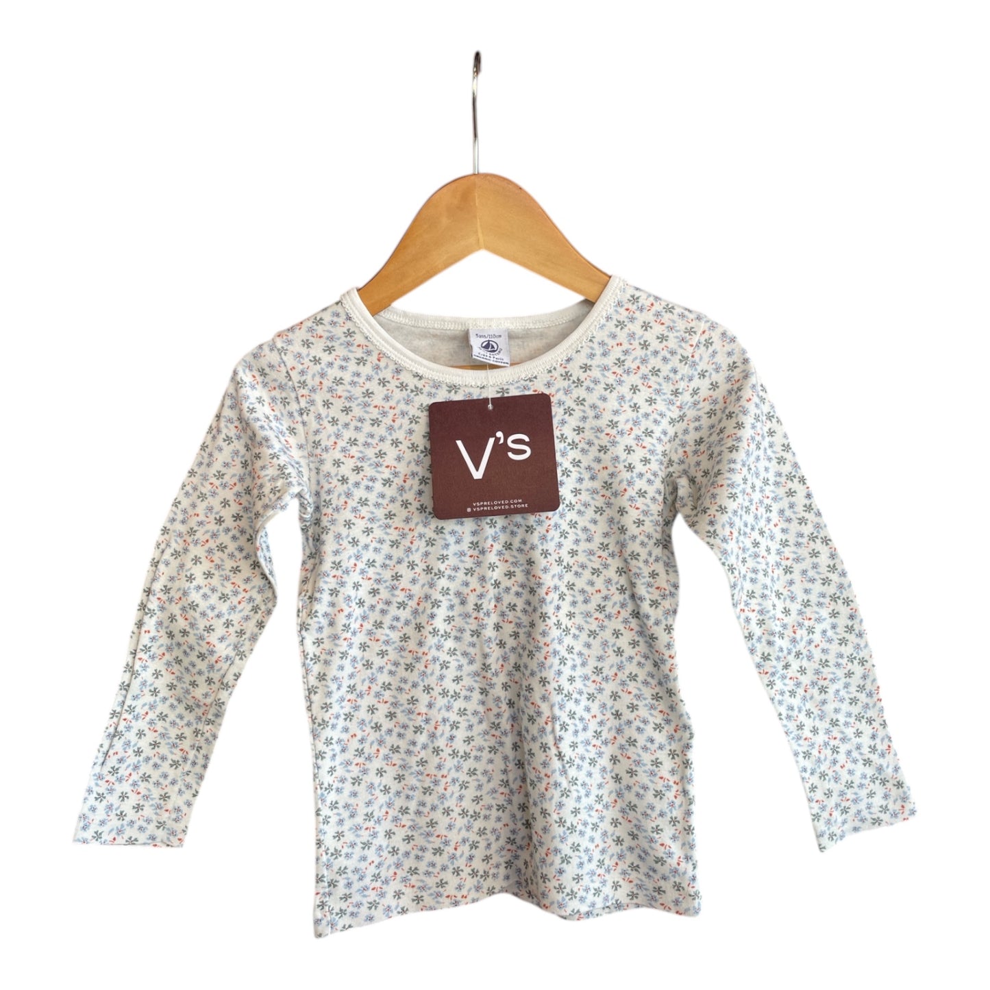 Petit Bateau Long Sleeve T-Shirt 110 Very Good