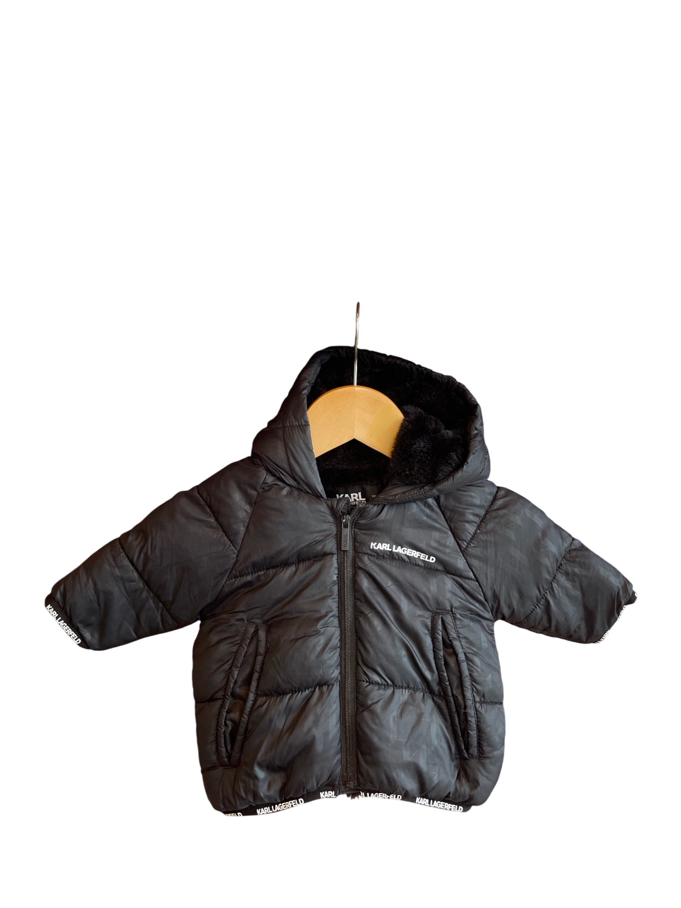 KARL LAGERFELD Baby Puffer Jacket 62 Very Good