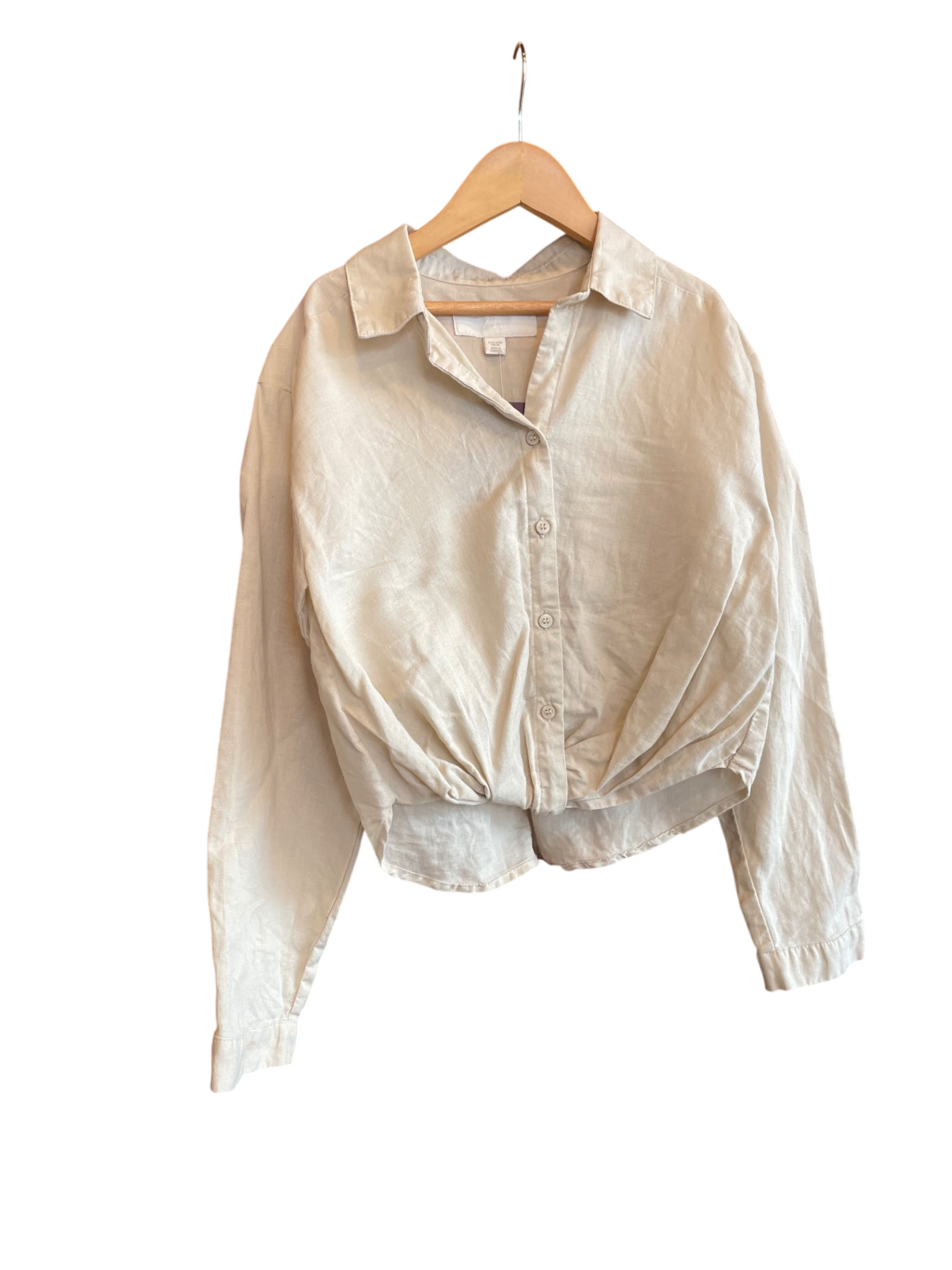 Zara Long sleeve button up 104 Good