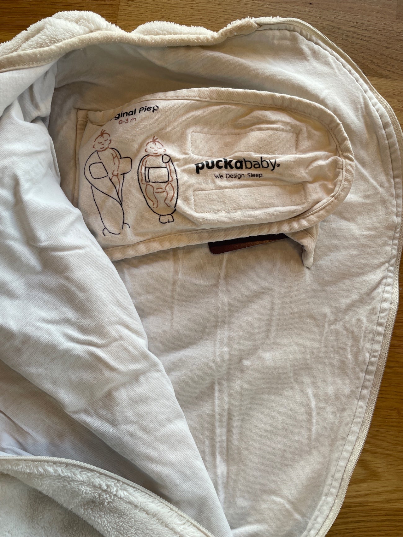 Puckababy Newborn sleeping bag 56 Very Good