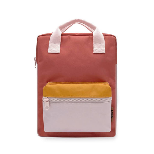 Colorblock Backpack — Vintage Pink