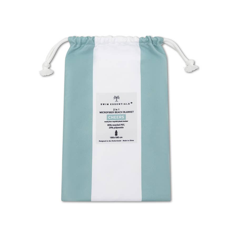 Swim Essentials - Swim Essentials | Groene Microvezel Handdoek 180 x 180 cm: Groen