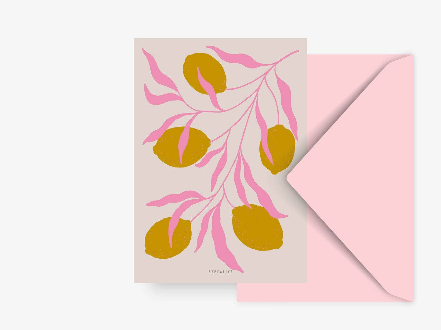typealive - Postcard/ Lemon Branch