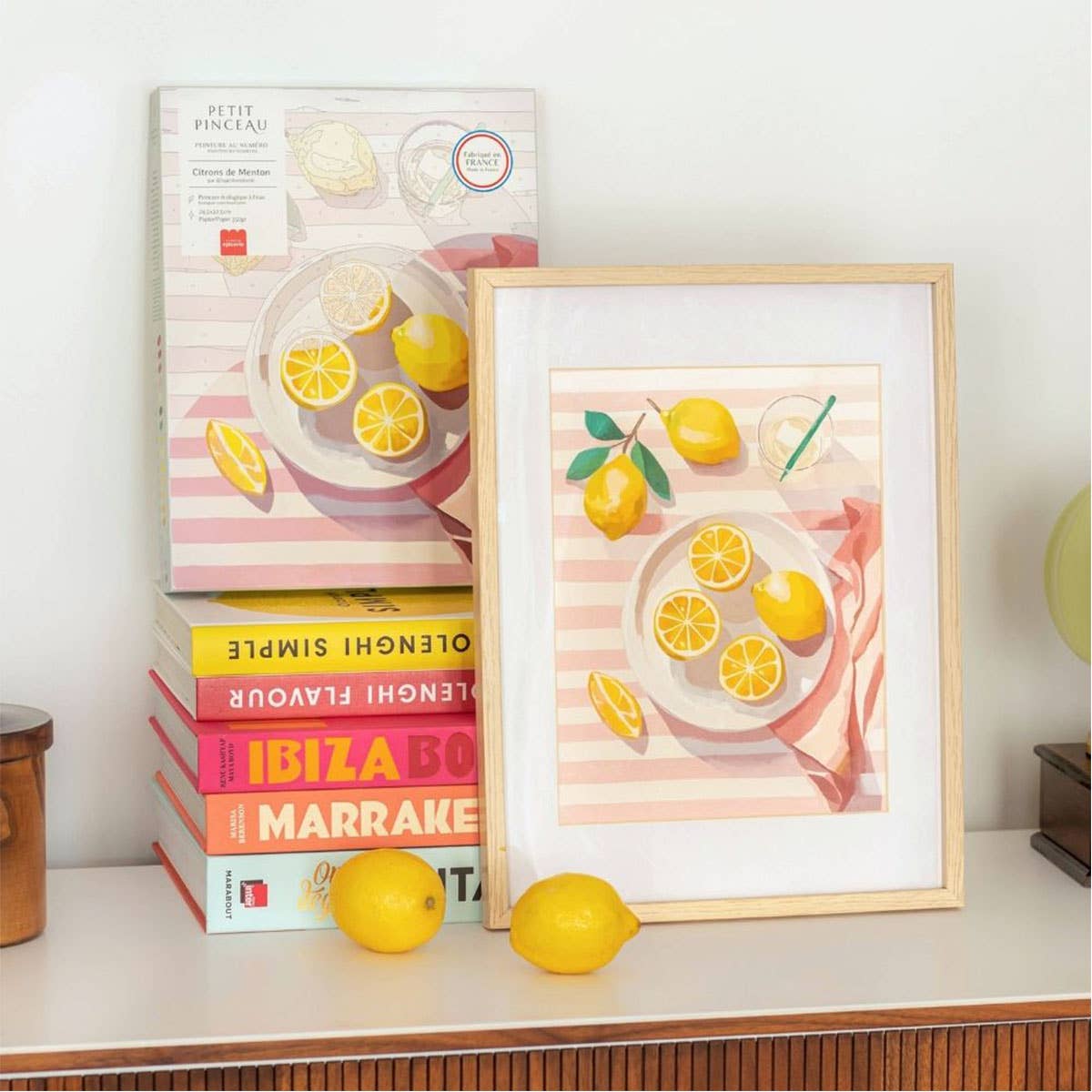 Number Painting Kit- Lemons from Menton by La Petite Épicerie