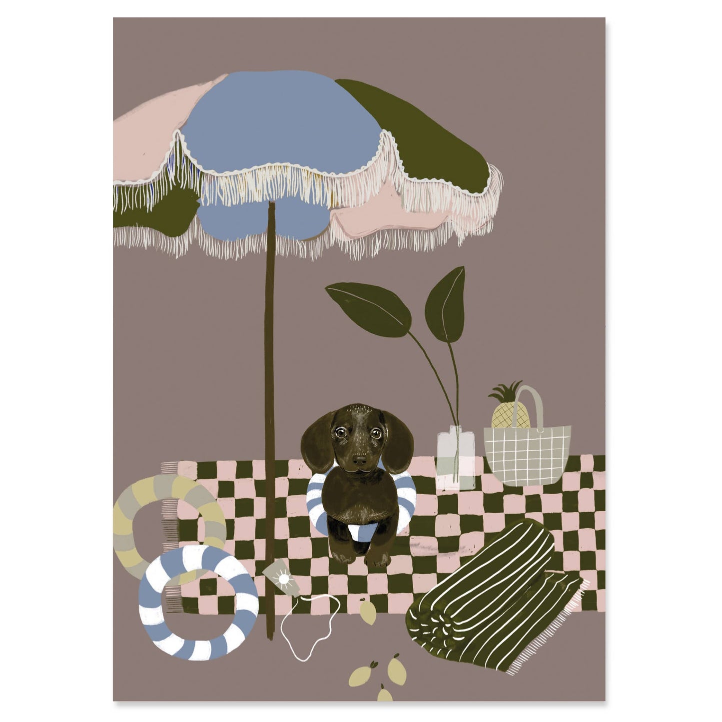 nuukk GmbH - Summer Dachshund Postcard