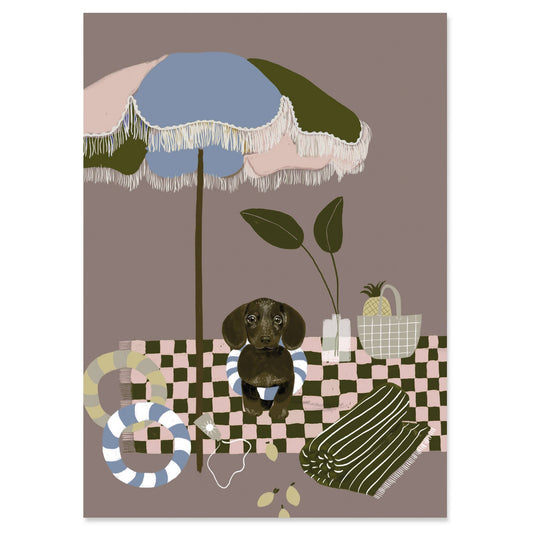 nuukk GmbH - Summer Dachshund Postcard