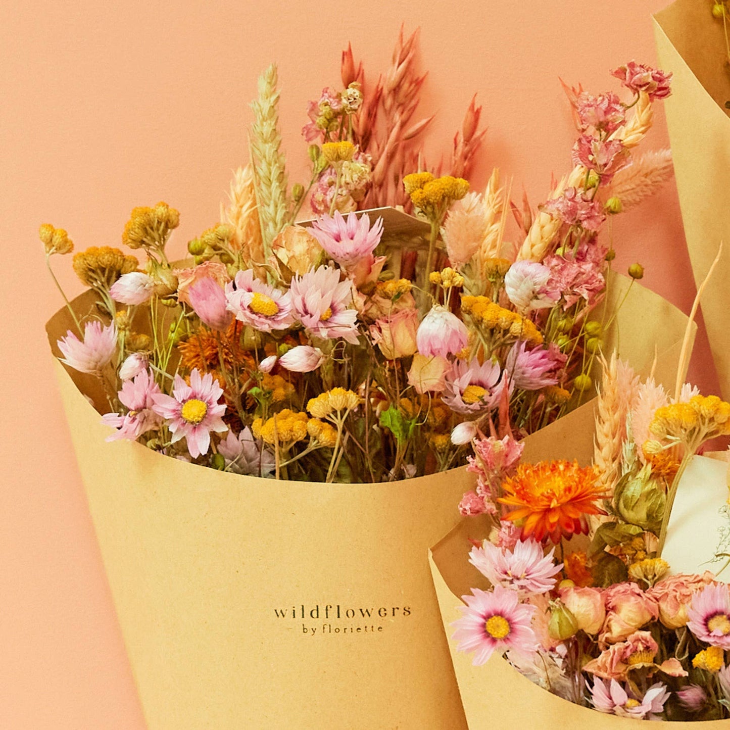 Wildflowers by Floriette - Dried Flowers - Field Bouquet Sunny Delight: Small