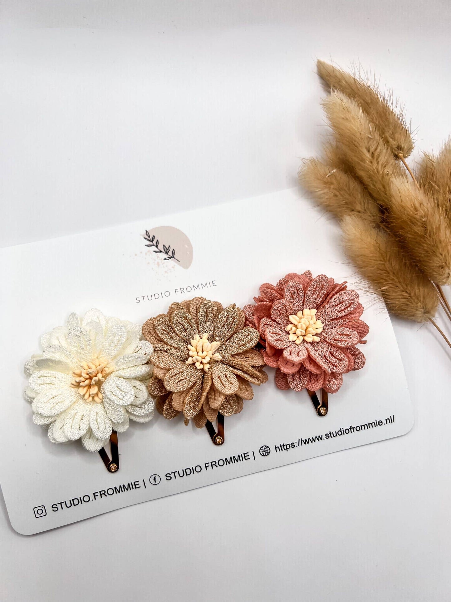 Studio Frommie - Set of Benthe hair clips: Gold