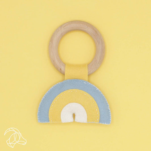 DIY Felt Pack - Rainbow Rattle - Blue