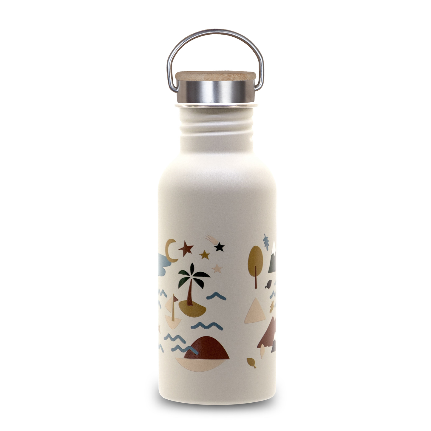 Stainless steel children's bottle - TINY WORLD- outdoor love