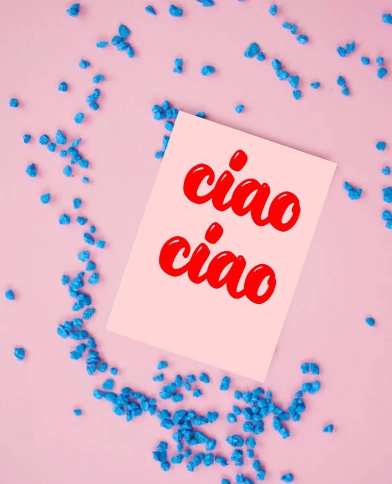 Ute Arnold / Hej.Ibiza - Ciao ciao postcard