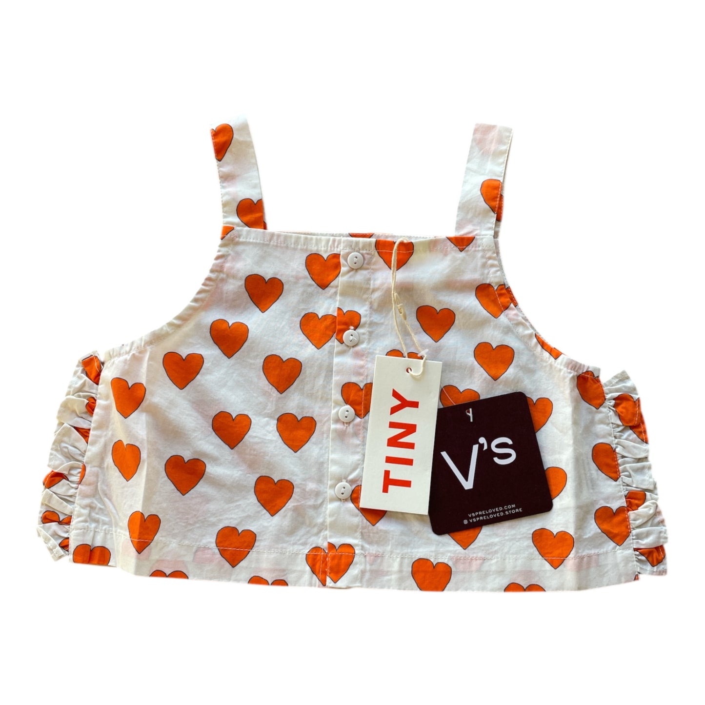 Tiny Cottons Crop Top 104 New with tags