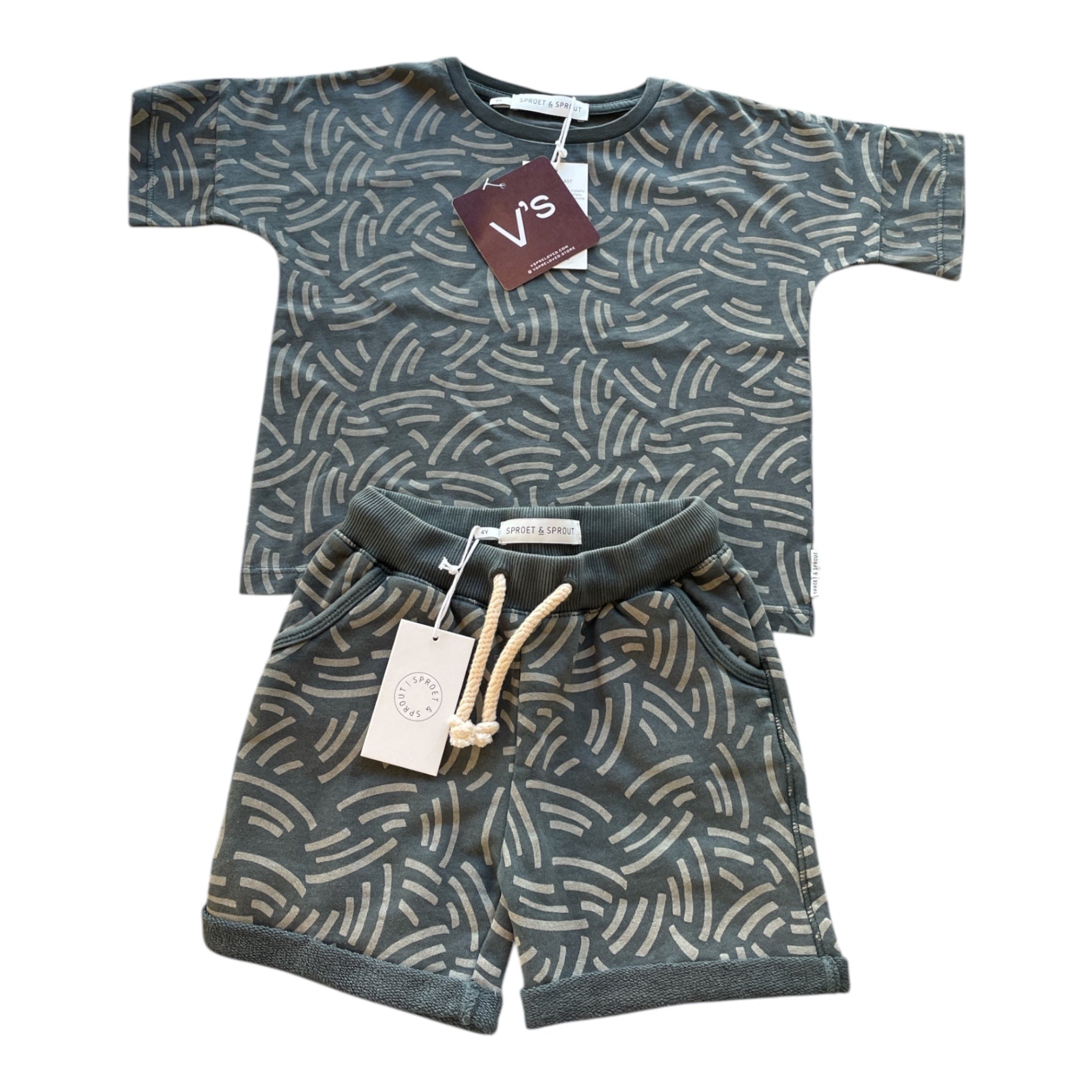 Sproet & Sprout T-Shirt and Shorts Set 104 New with tags