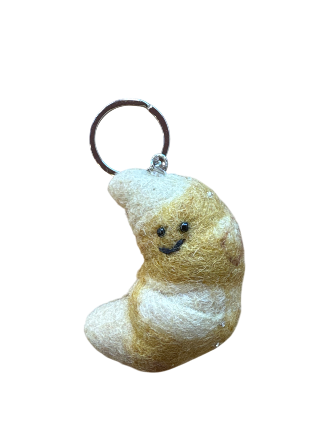 Croissant Keychain