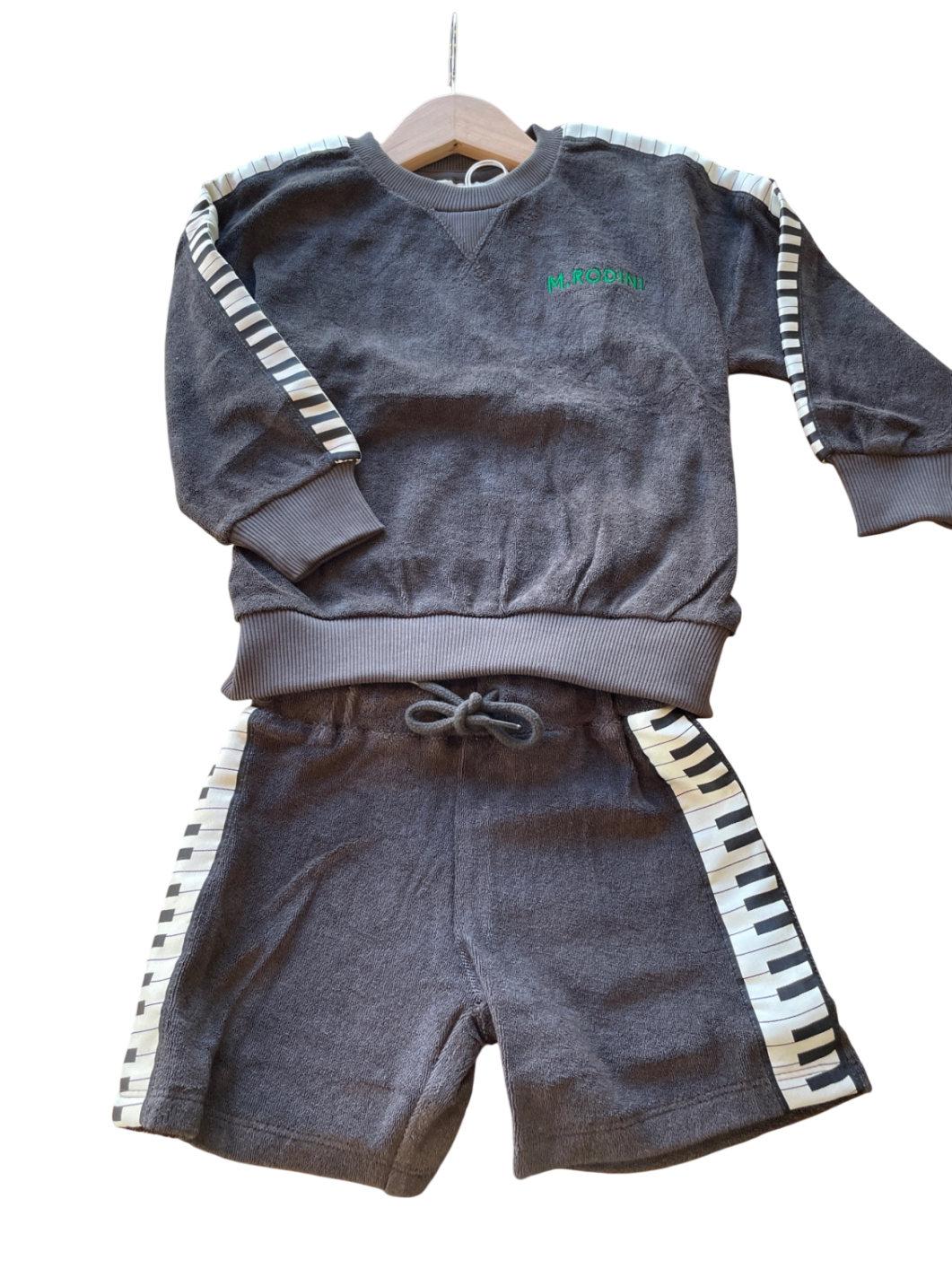 Mini Rodini Sweatshirt + Shorts Set 110 New with tags