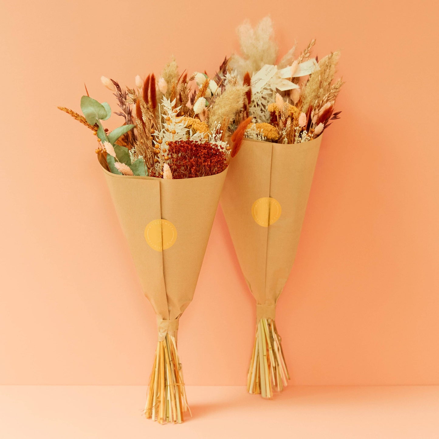 Wildflowers by Floriette - Dried Flowers - Field Bouquet Exclusive Sweet Caramel: Large