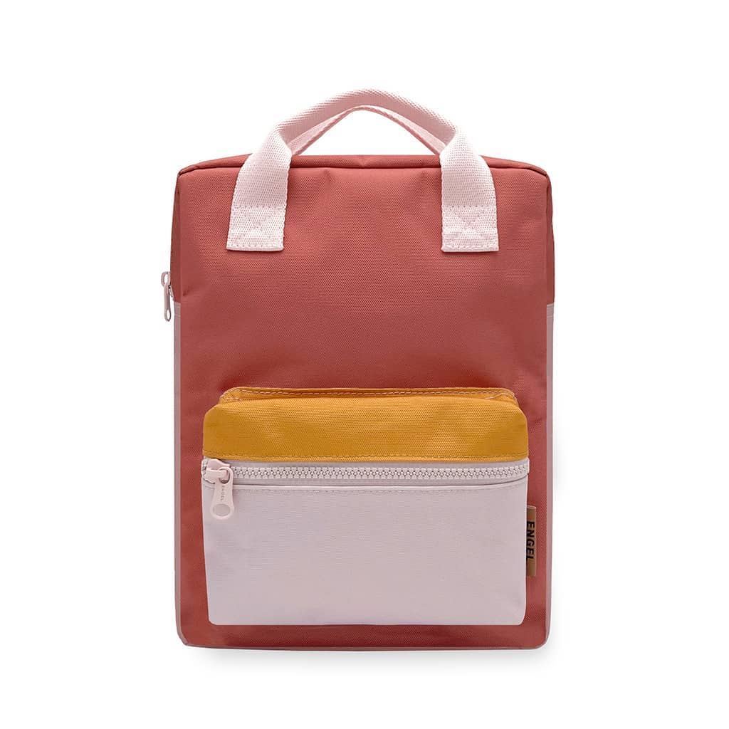Colorblock Backpack — Vintage Pink
