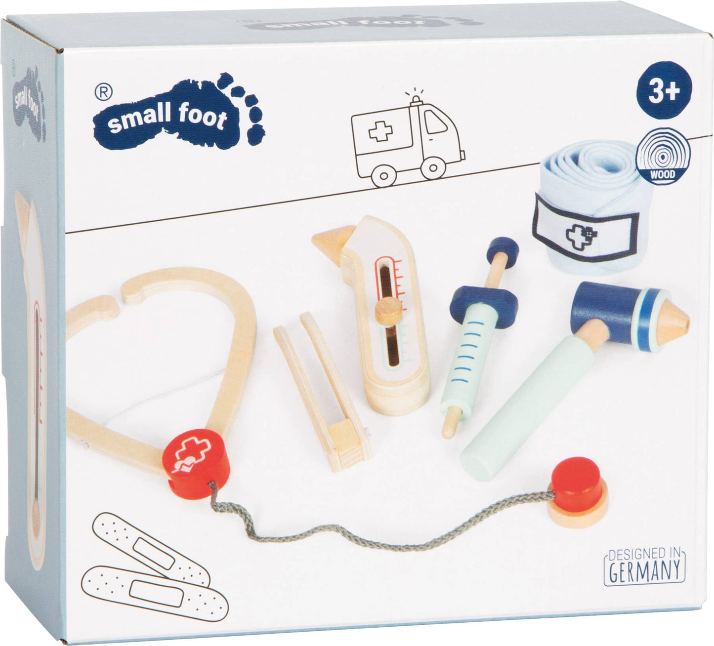 small foot - Doctor playset | role-playing toy | wood
