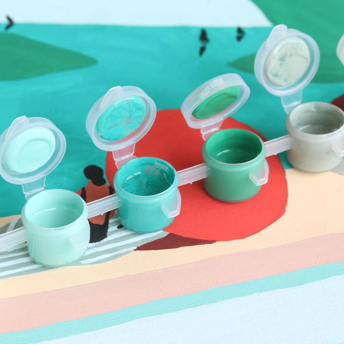 Paint kit by number - St Barthelemy