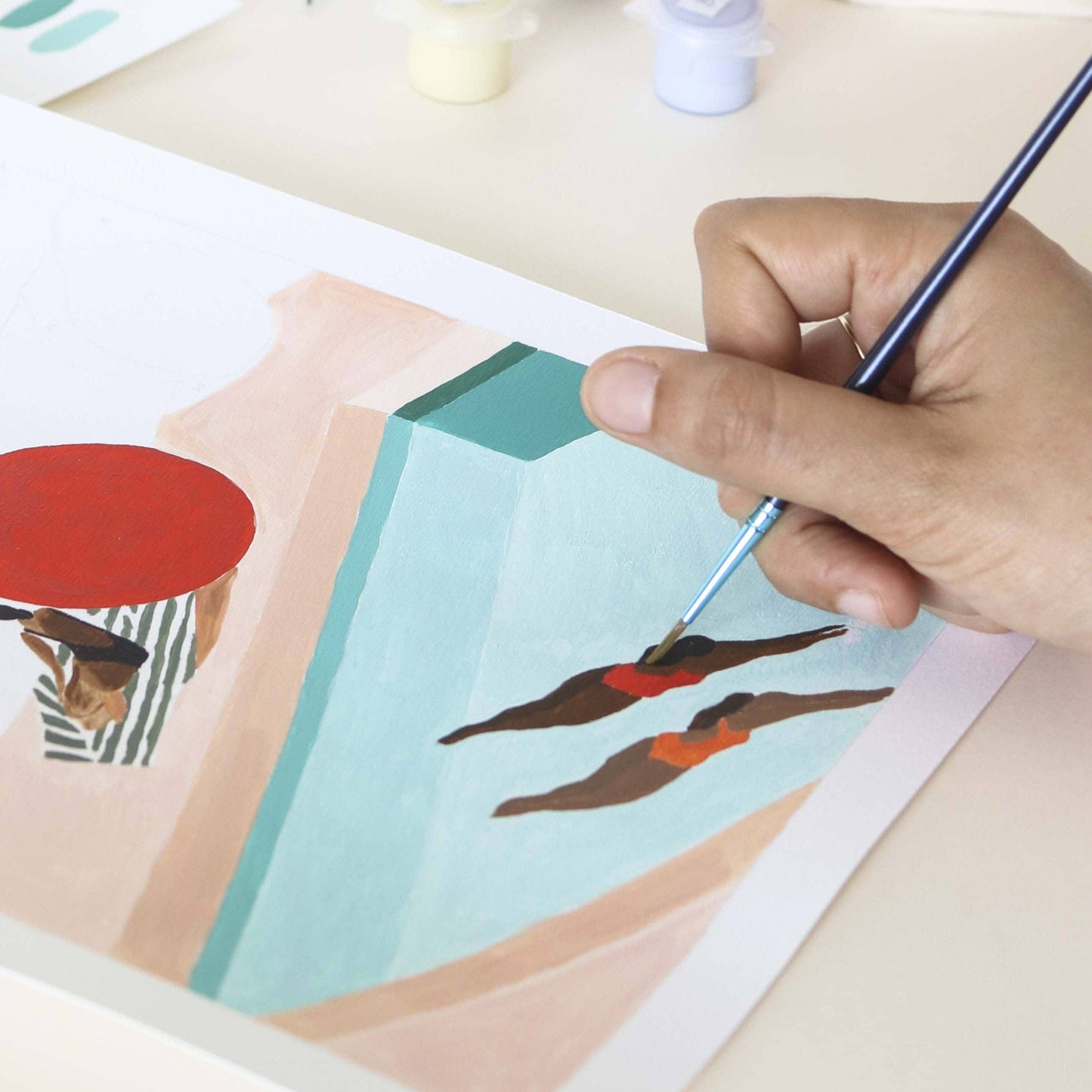 Paint kit by number - St Barthelemy