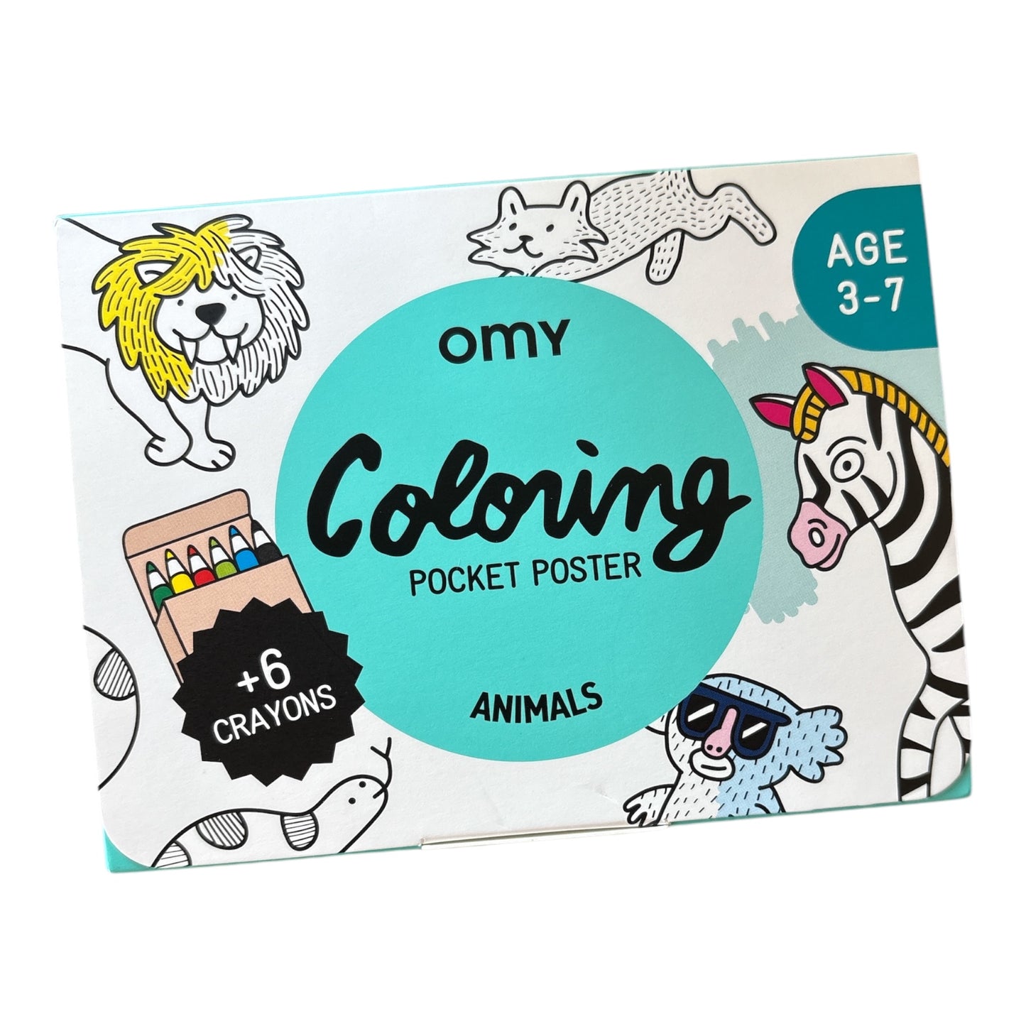 OMY Animals Pocket Poster