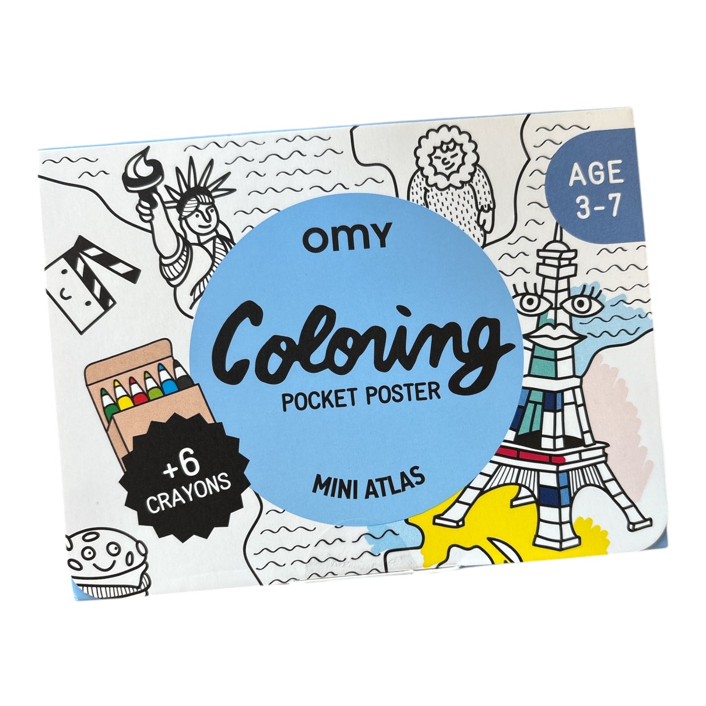 OMY Mini Atlas Pocket Poster