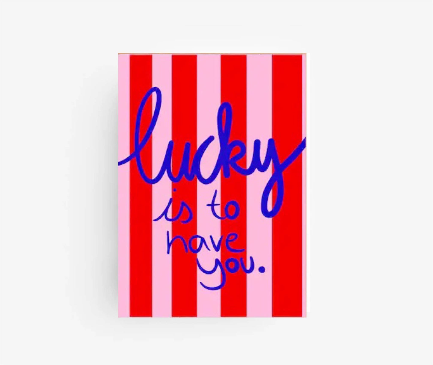 Ute Arnold / Hej.Ibiza - Postcard * Lucky is to have you*