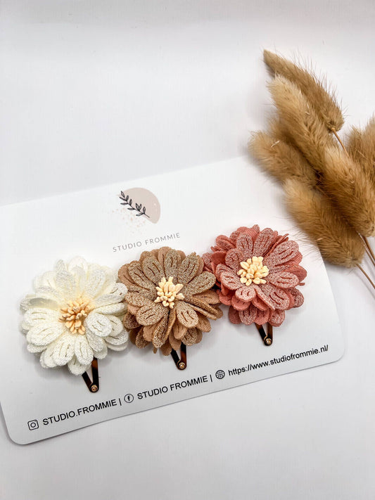 Studio Frommie - Set of Benthe hair clips: Gold